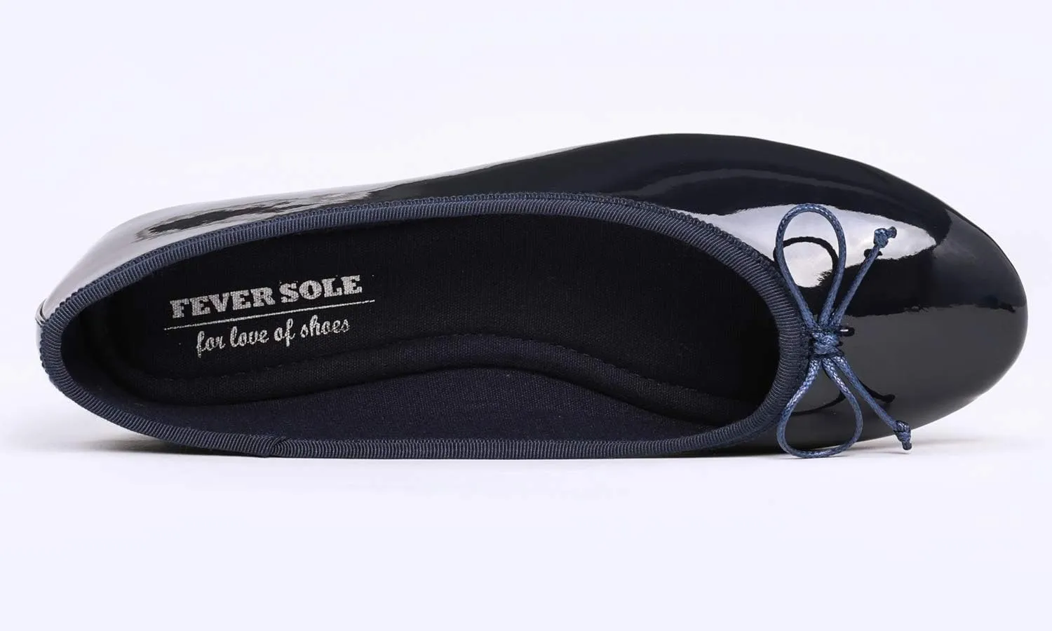 FEVERSOLE Women's Macaroon Colorful Memory Foam Cushion Insock Patent Ballet Flat