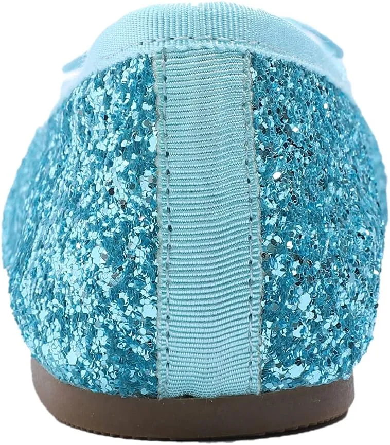 FEVERSOLE Women's Macaroon Colorful Memory Foam Cushion Insock Patent Ballet Flat