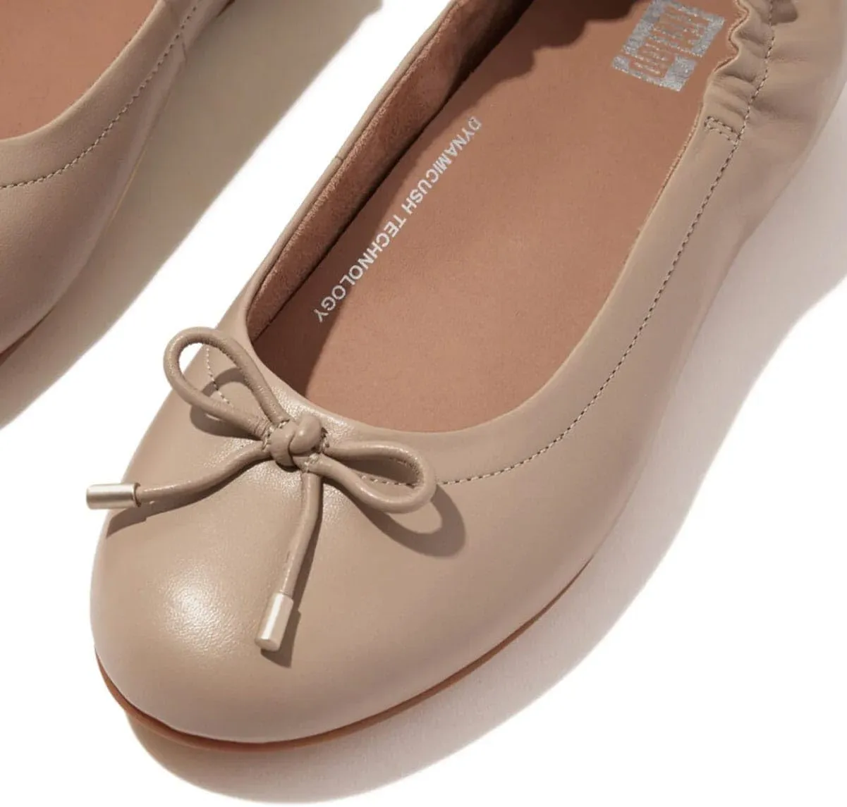 FitFlop Women's Allegro Bow Leather Ballerinas Ballet Flat
