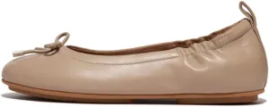 FitFlop Women's Allegro Bow Leather Ballerinas Ballet Flat