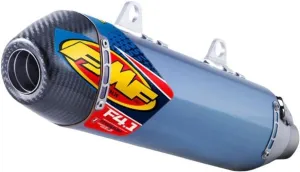 FMF Racing Factory 4.1 Slip-On - Blue Anodized Titanium - Carbon Fiber Endcap 045633