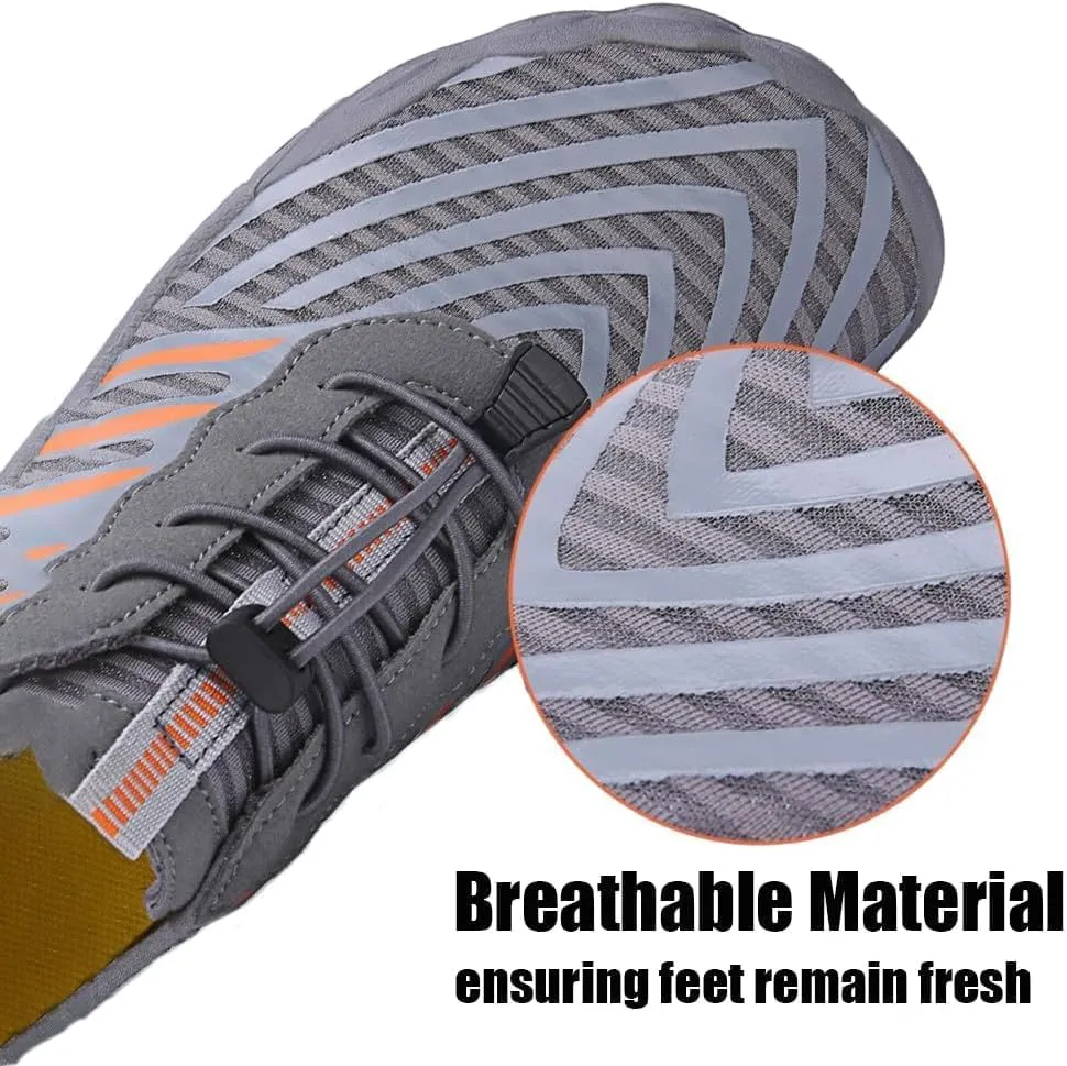 Footwear for Women Men with Neuropathy, 2024 New Comfortable Lightweight Non-Slip Barefoot Shoes (White,10 Women/8 Men)