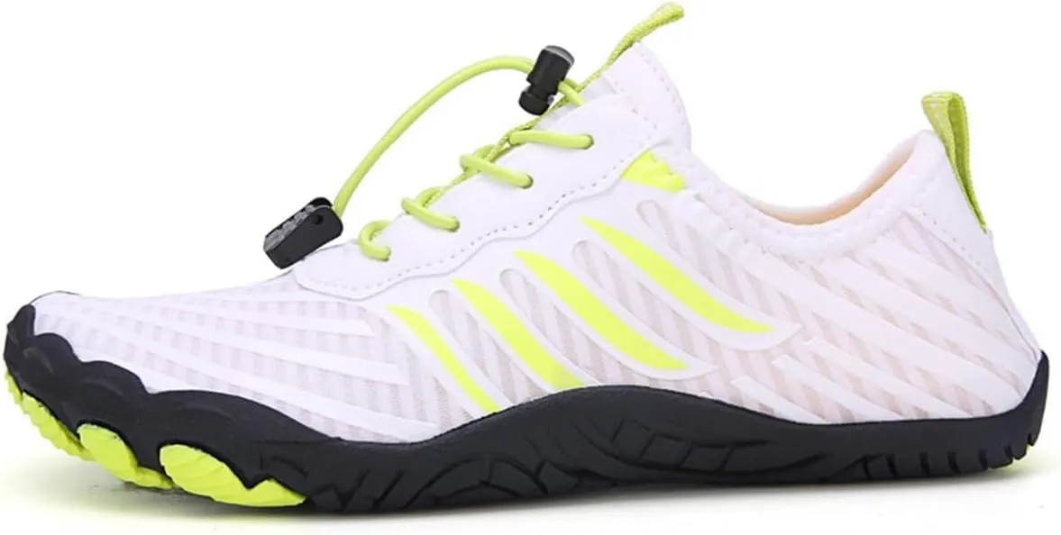 Footwear for Women Men with Neuropathy, 2024 New Comfortable Lightweight Non-Slip Barefoot Shoes (White,10 Women/8 Men)