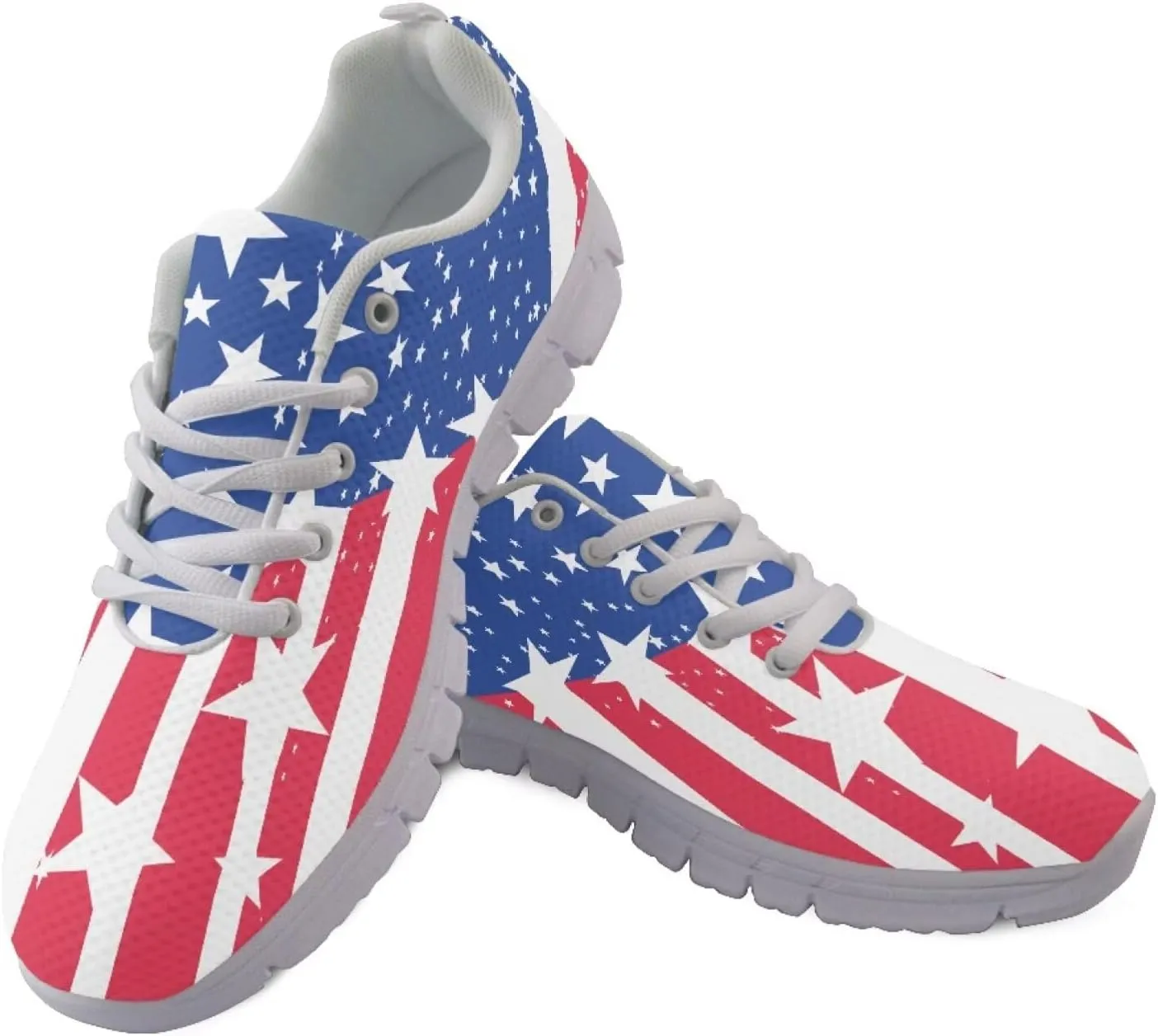 Forchrinse Cute Jean Cat with Green Eyes Women's Walking Running Shoes Slip on Easy Sneaker Sports Causal Athletic Shoes