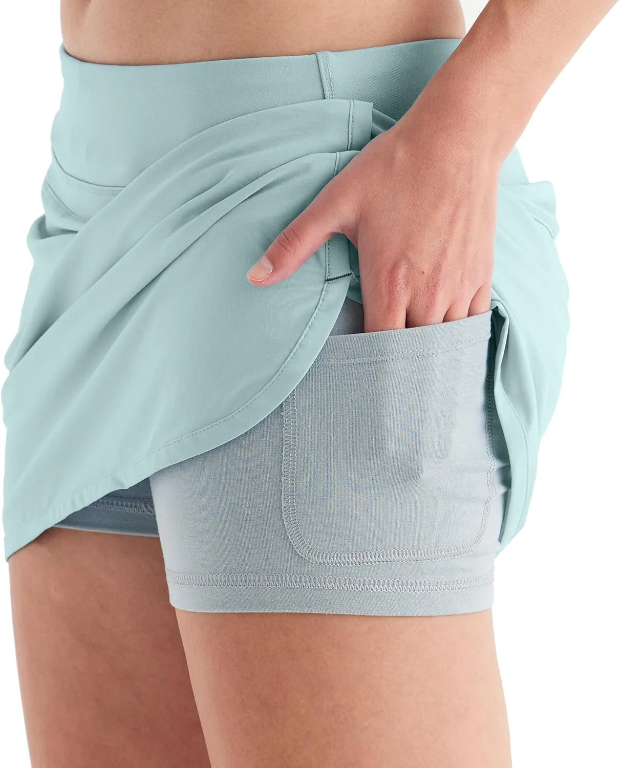 Free Fly Women's Lined Breeze Skort - Lightweight, Breathable Sun Protection UPF 50  Casual Skort with Bamboo Viscose Liner