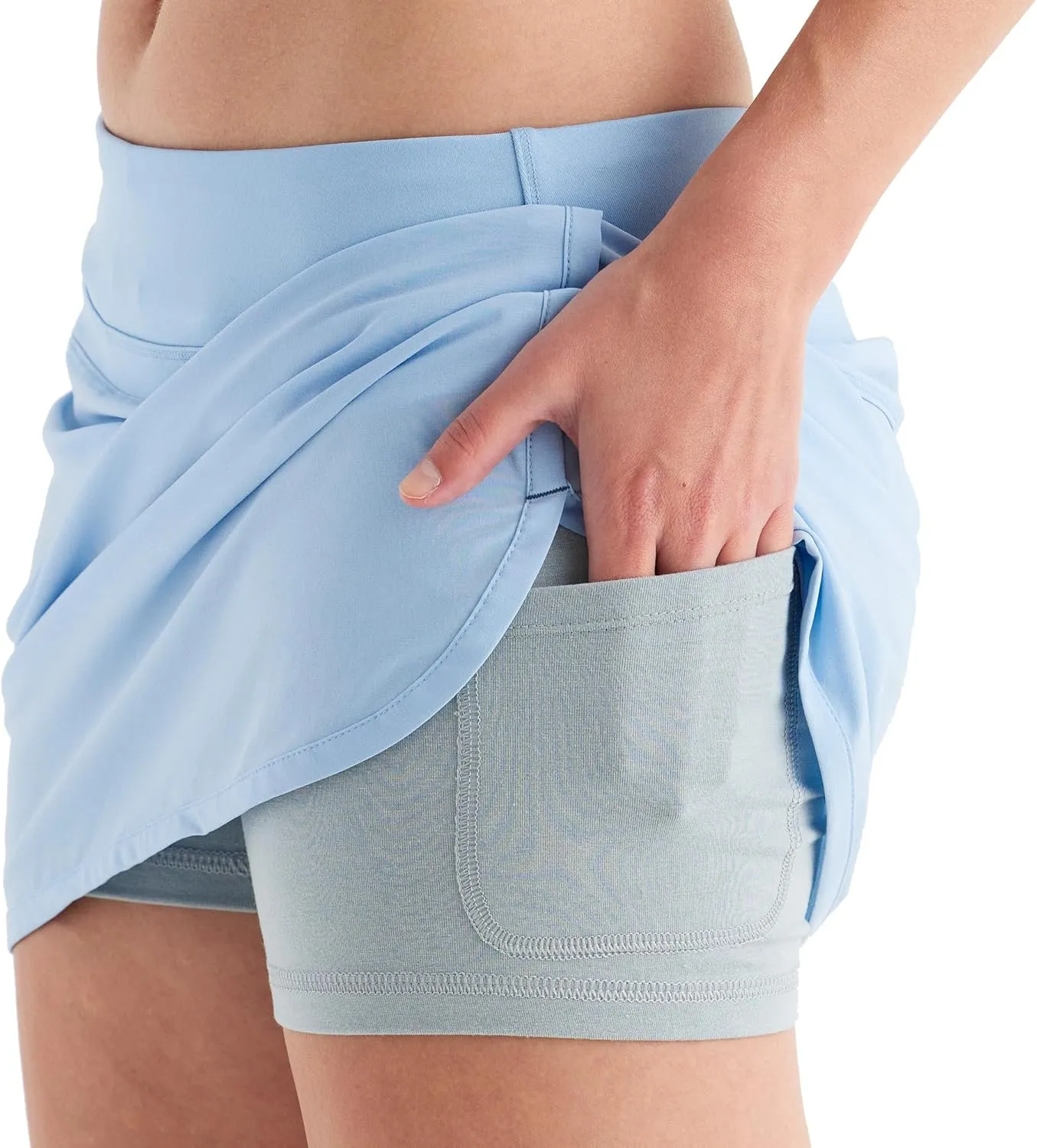 Free Fly Women's Lined Breeze Skort - Lightweight, Breathable Sun Protection UPF 50  Casual Skort with Bamboo Viscose Liner