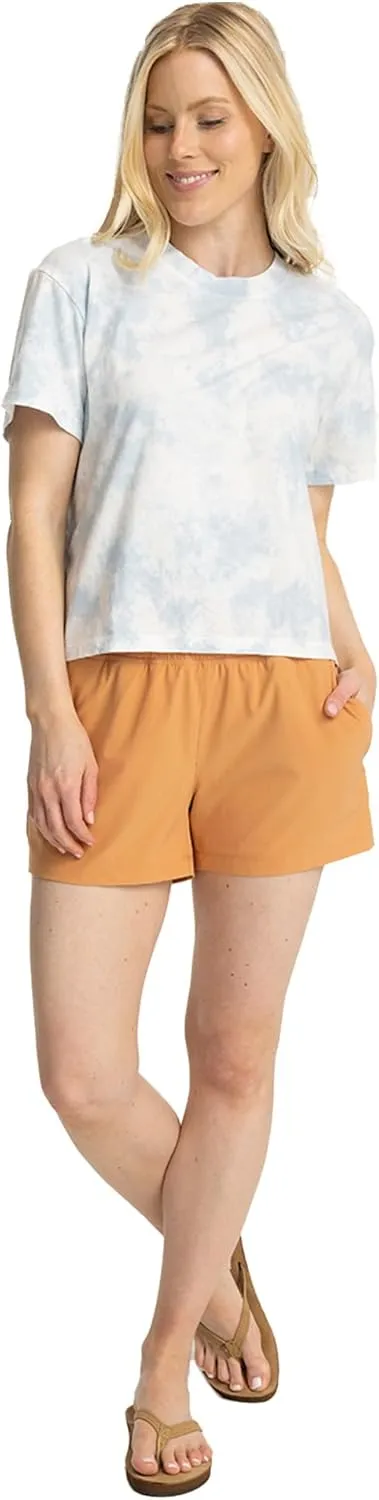 Free Fly Women's Pull On Breeze Short - Quick-Dry, Moisture-Wicking, Breathable Shorts with Sun Protection - UPF 50 