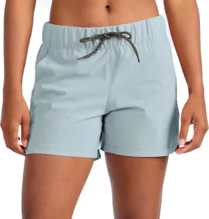 Free Fly Women's Swell Short - Quick-Dry, Moisture-Wicking Shorts with Stretch - Sun Protection UPF 50 