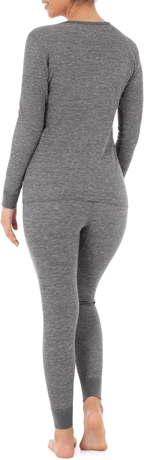 Fruit of the Loom Women's Micro Waffle Premium Thermal Set