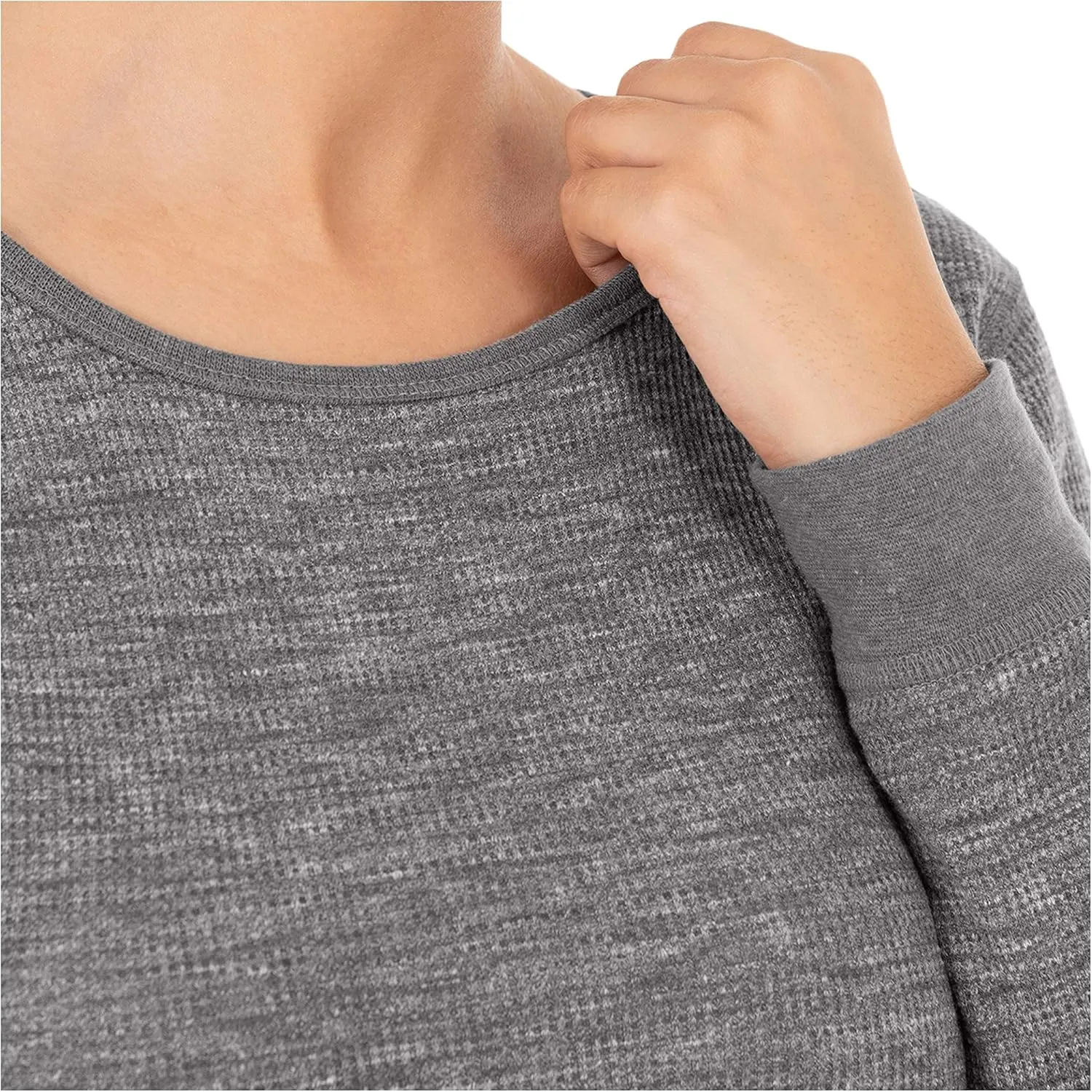 Fruit of the Loom womens Micro Waffle Premium Thermal Underwear Tee Shirt