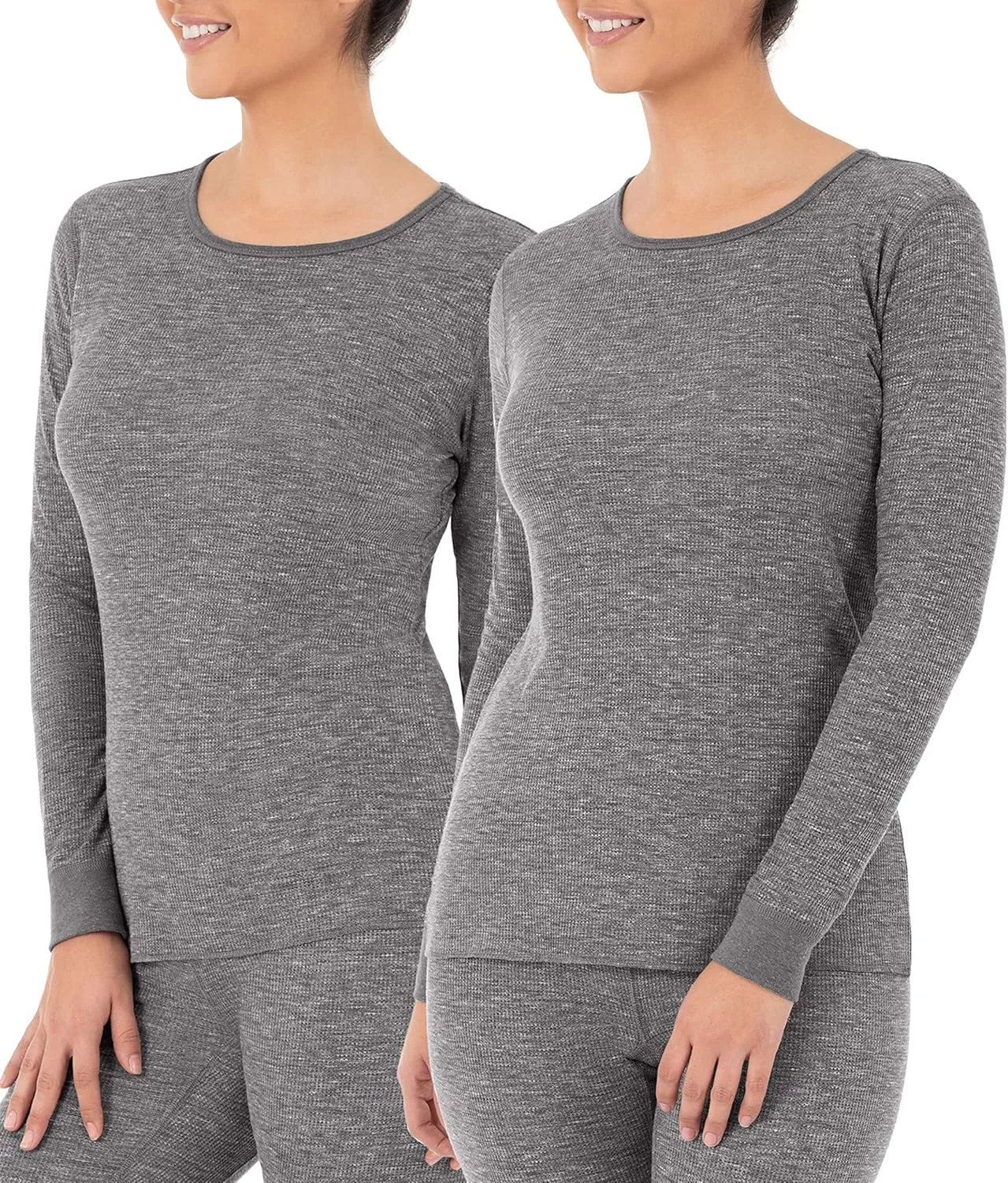 Fruit of the Loom womens Micro Waffle Premium Thermal Underwear Tee Shirt