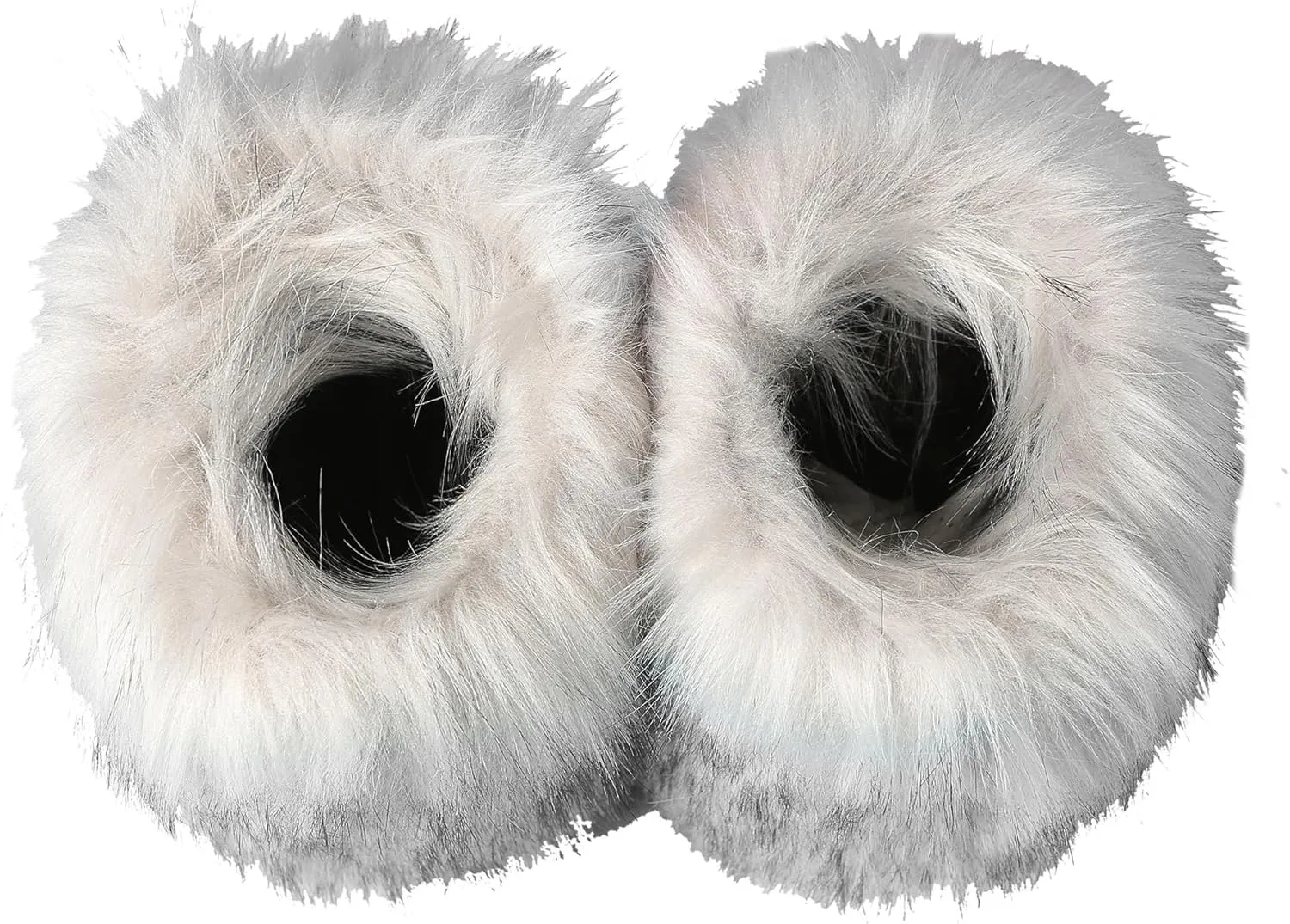 Fuzzy Fluffy Boots for Women Classic Warm Suede Slip On Mid-calf Snow Boot Comfortable Natural Fur Winter Flat Shoes Girl Outdoor Indoor
