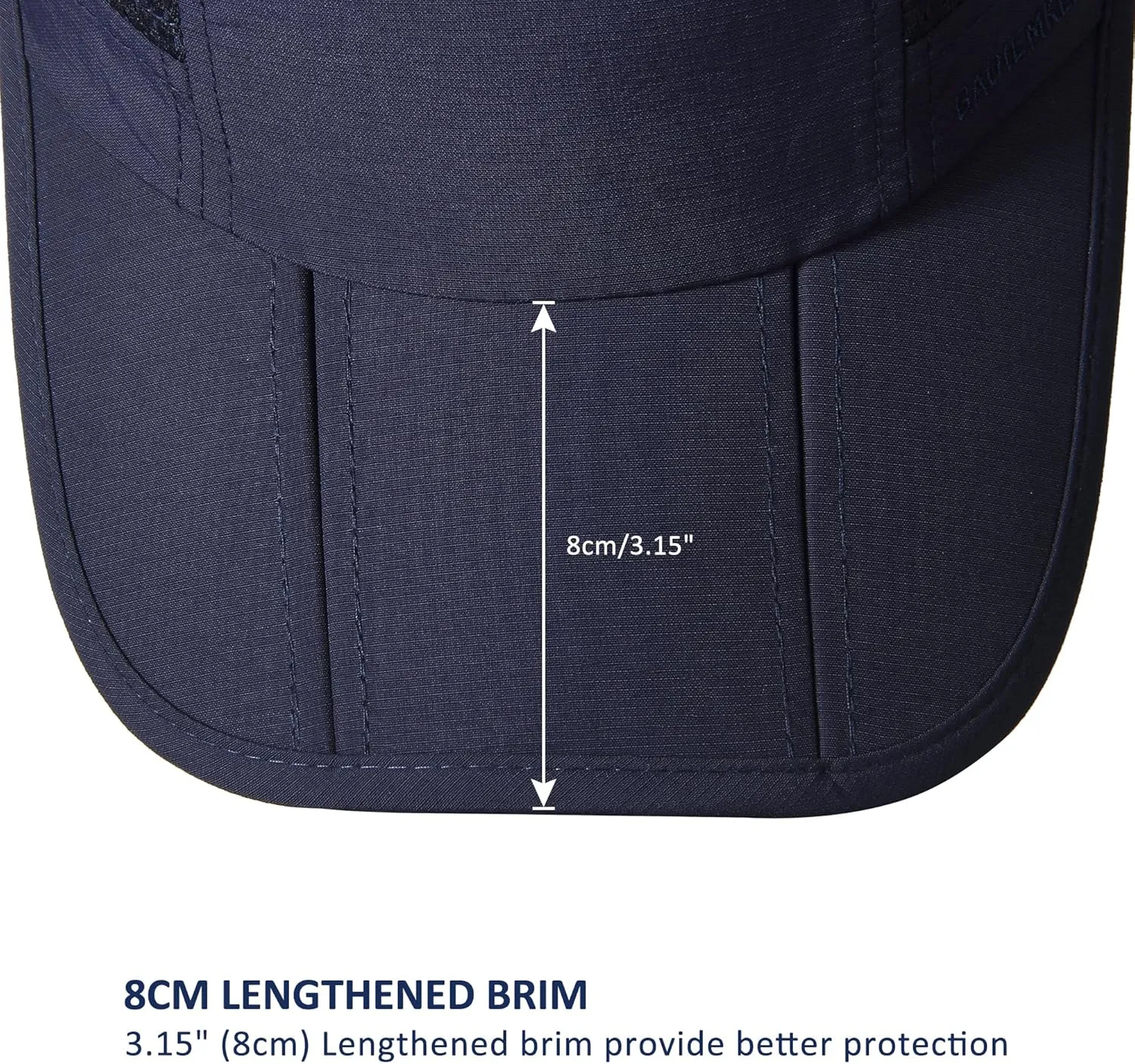 GADIEMKENSD Mens Folding Outdoor Hat Long Brim UPF 50  Sun Protection