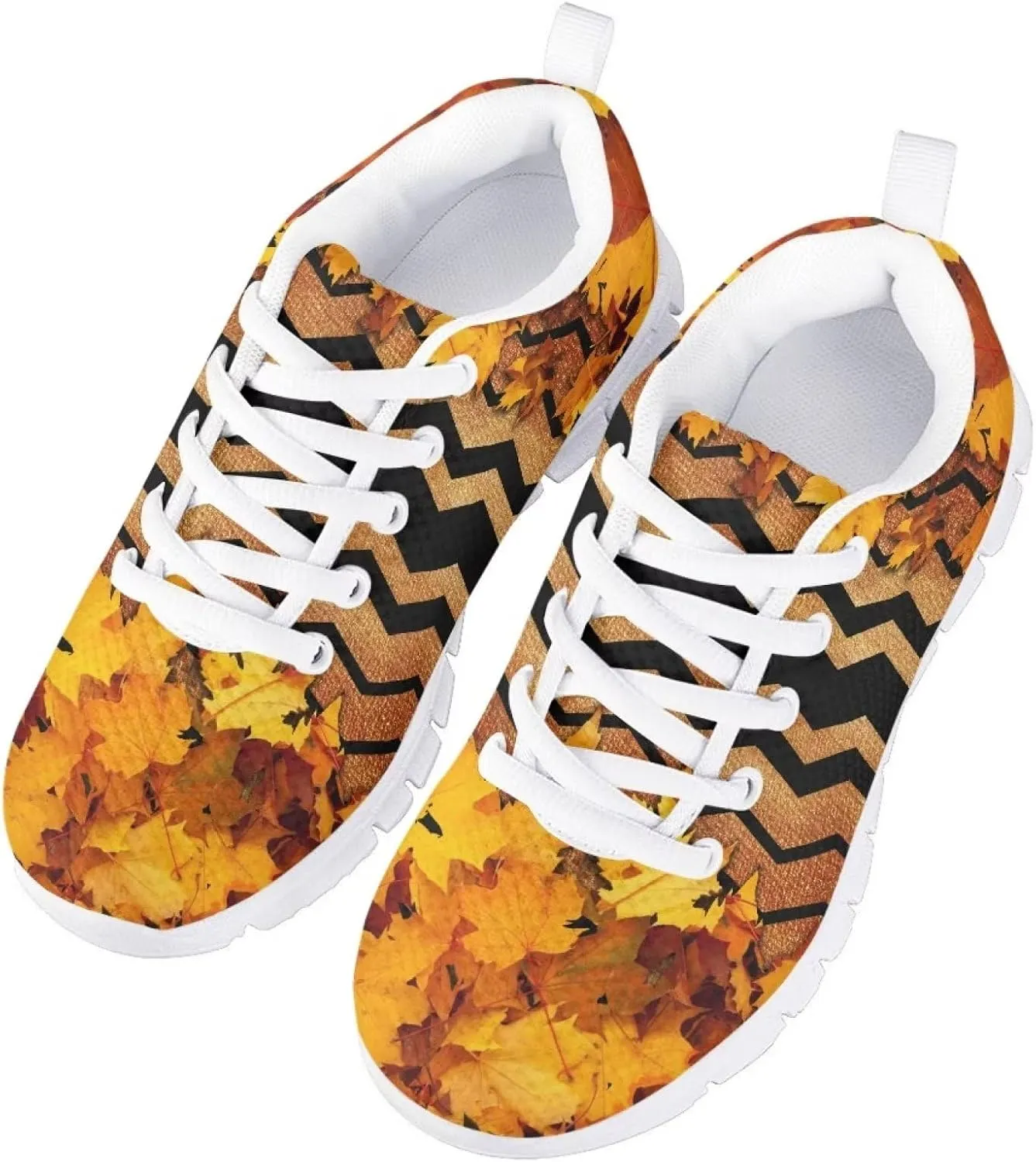 GIFTPUZZ Unisex-Child Climbing Tennis Shoes Running Lace-up Sneaker Breathable Mesh Athletic Sneakers