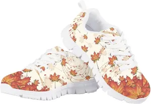 GIFTPUZZ Unisex-Child Climbing Tennis Shoes Running Lace-up Sneaker Breathable Mesh Athletic Sneakers