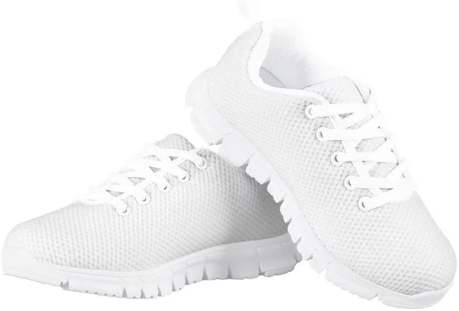GIFTPUZZ Unisex-Child Climbing Tennis Shoes Running Lace-up Sneaker Breathable Mesh Athletic Sneakers
