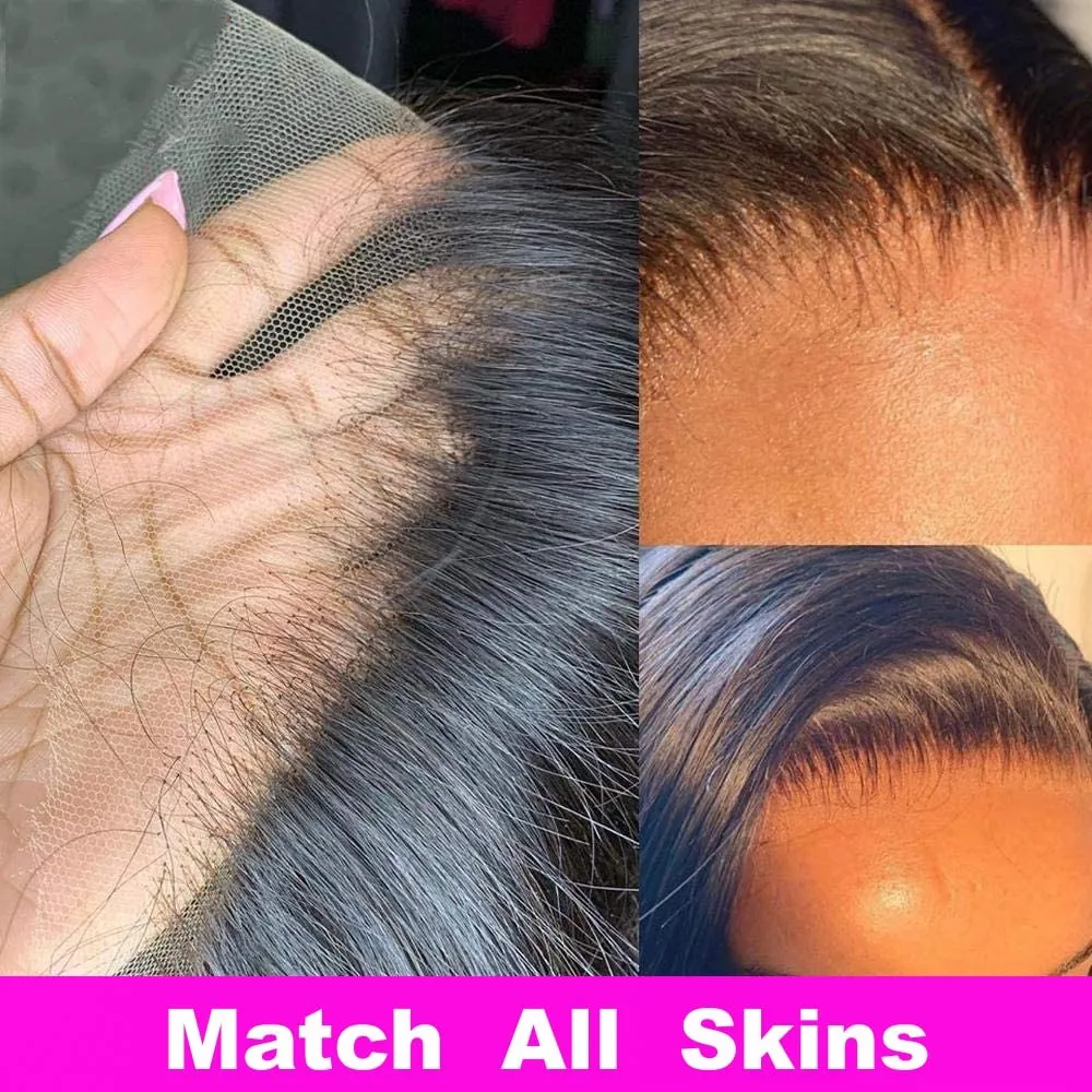 Glueless Wigs Human Hair Kinky Straight Wigs for Black Women 13x4 HD Lace Frontal Wigs 12 Inch Italian Yaki Straight Bob Lace Front Wigs with Baby Hair Pre Plucked 150% Density Free Parting