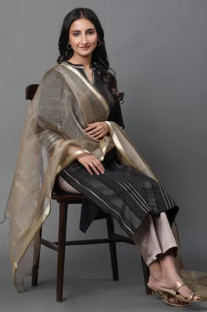 Gold Banarasi Festive Dupatta