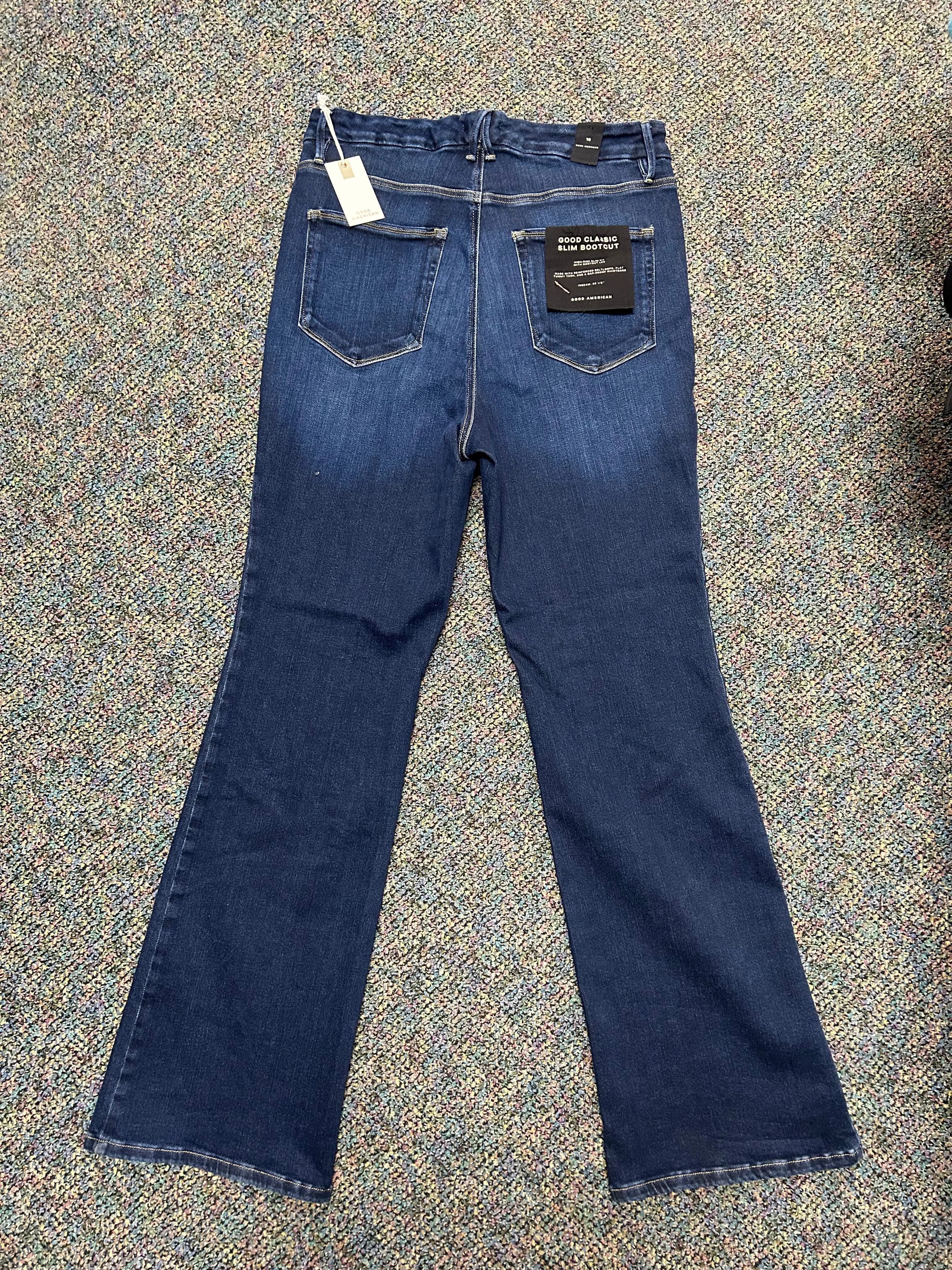 Good American "Classic Slim Bootcut" Jean