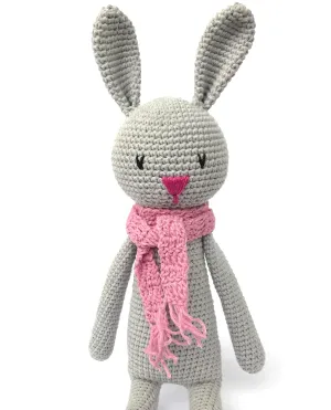 Gray Hare 13" amigurumi woodland animals plush toy