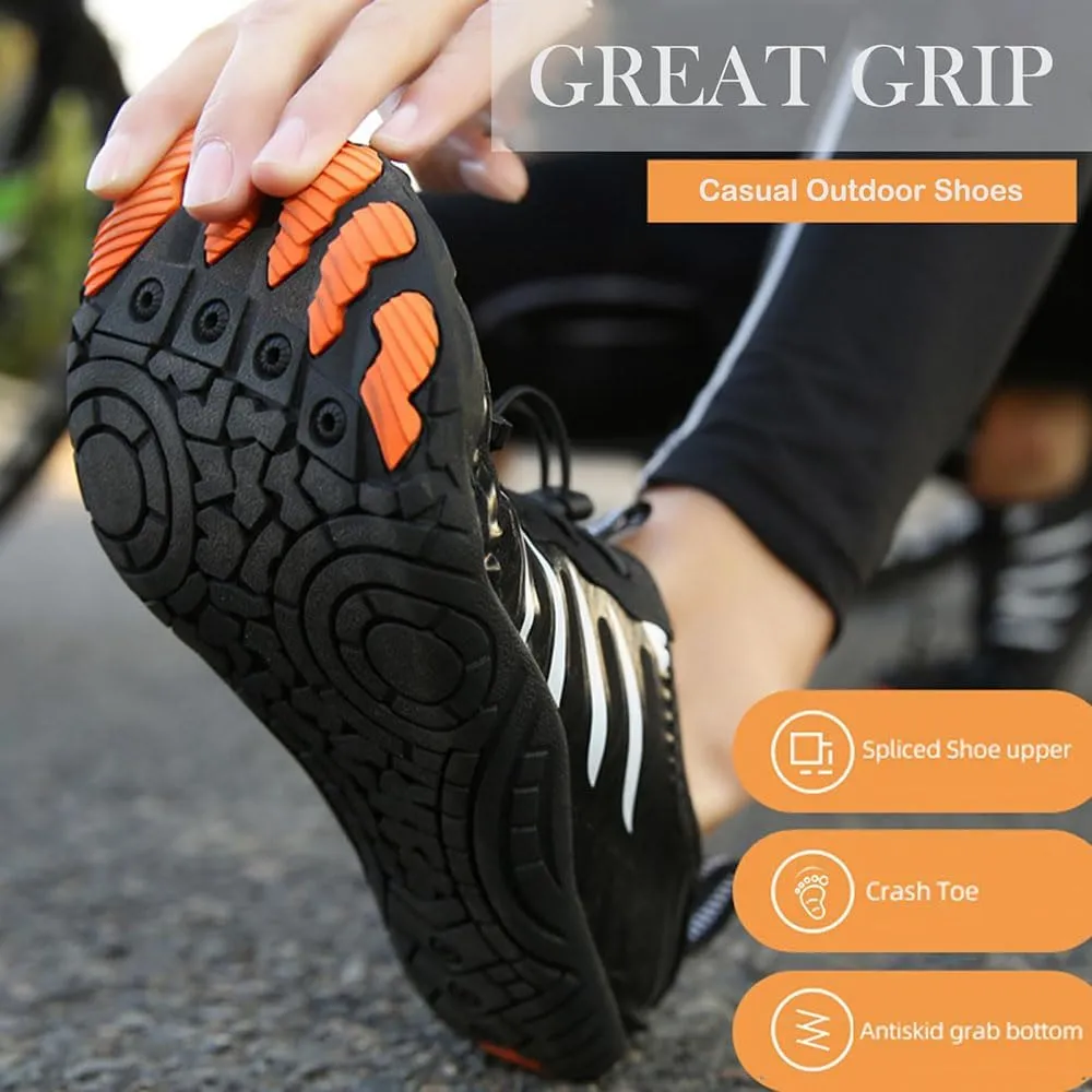 Grounded Barefoot Footwear for Women Men Neuropathy, Grounding Shoes for Womens Mens, Lightweight Non-Slip Hike Barefoot Footwear Shoes