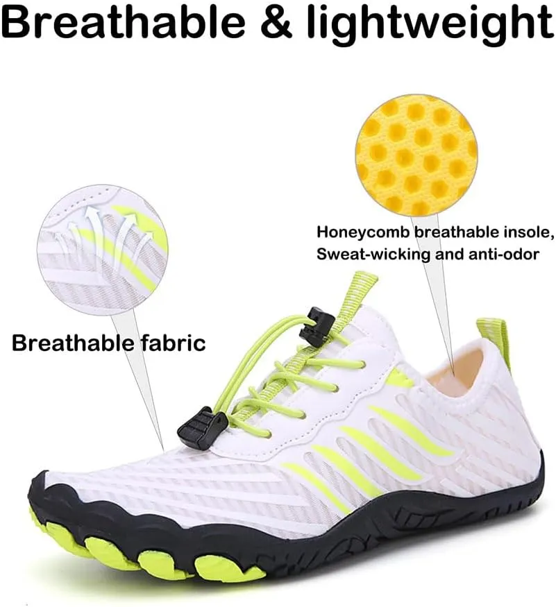 Grounded Barefoot Footwear for Women Men Neuropathy, Grounding Shoes for Womens Mens, Lightweight Non-Slip Hike Barefoot Footwear Shoes