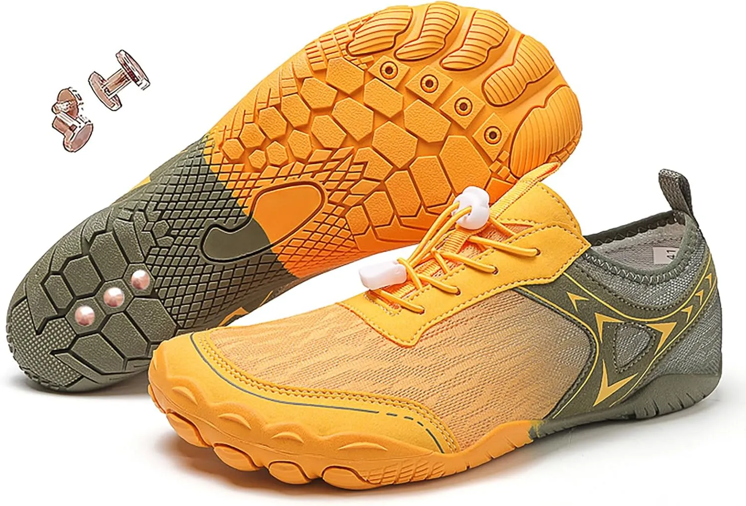 Grounding Shoes with Copper, Grounded Barefoot Footwear Hike Shoes for Women Men Waterproof Healthy Non-Slip