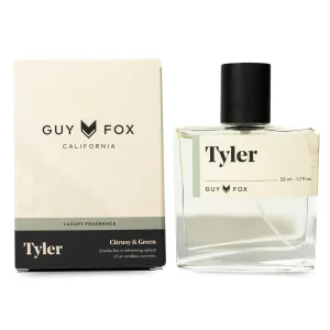 GUY FOX - Tyler - Cologne For Men | Coastal Sage, Coconut Water & Juniper| Citrus, Airy Men's Cologne | Men's Fragrance, Inspired by a Summer Day | 1.7 Fl Oz