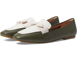 Haan Leaf/Egret/Rosewater Best-seller Bow Squared York Tea Toe On Slip Leather Easy to install Cole Loafers