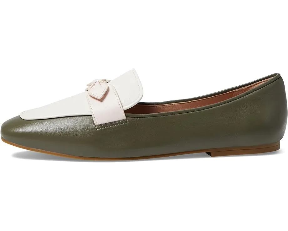Haan Leaf/Egret/Rosewater Best-seller Bow Squared York Tea Toe On Slip Leather Easy to install Cole Loafers