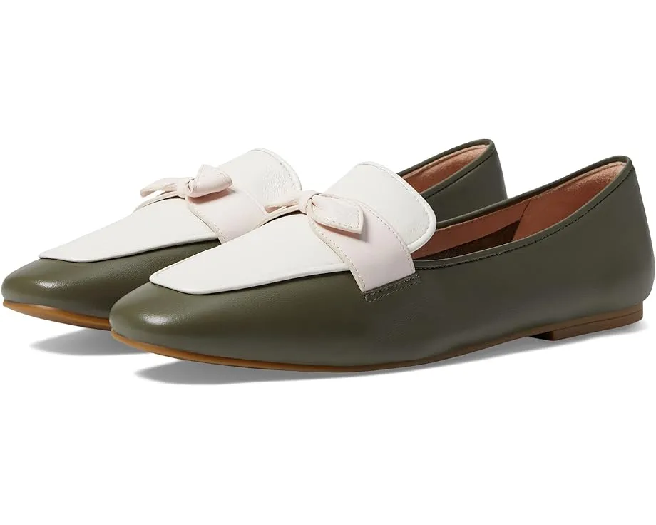 Haan Leaf/Egret/Rosewater Best-seller Bow Squared York Tea Toe On Slip Leather Easy to install Cole Loafers