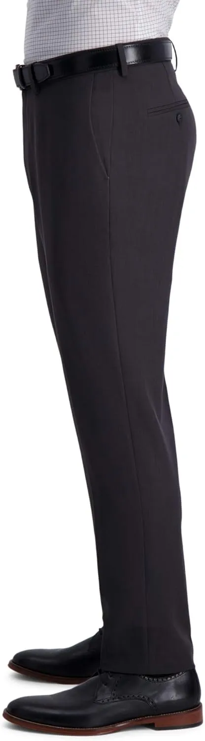 Haggar Men's Premium Comfort Dress Slim Fit Flat Front Pant