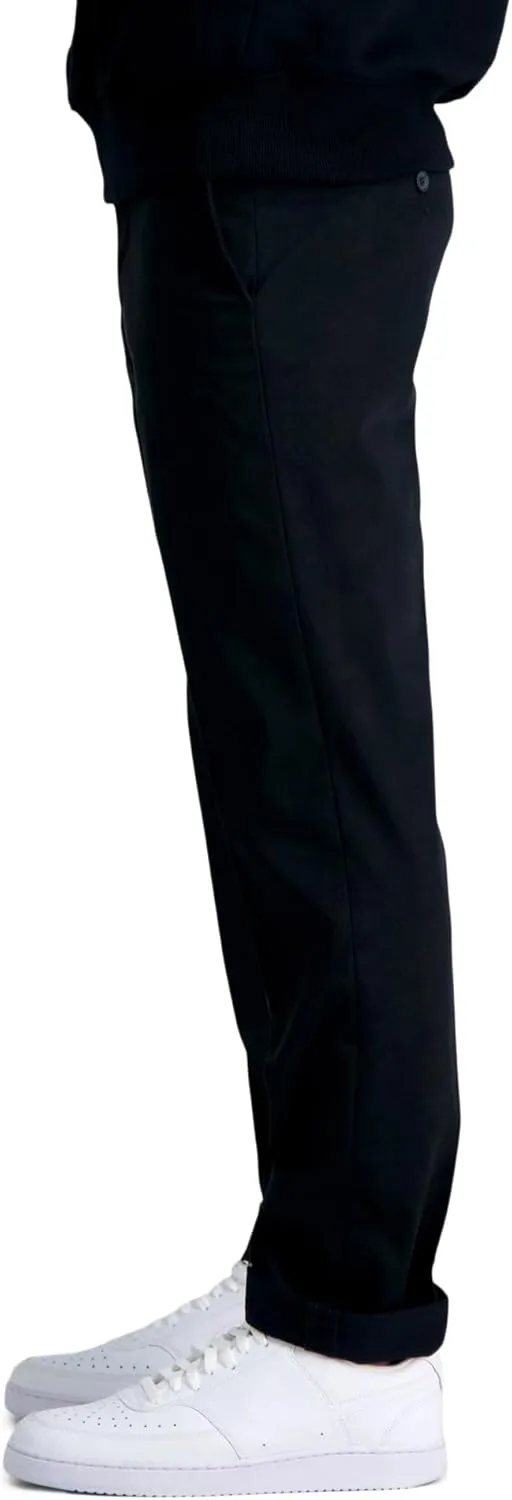 Haggar Men's Premium No Iron Khaki Slim Fit Flat Front Casual Pant