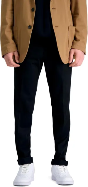 Haggar Men's Premium No Iron Khaki Slim Fit Flat Front Casual Pant