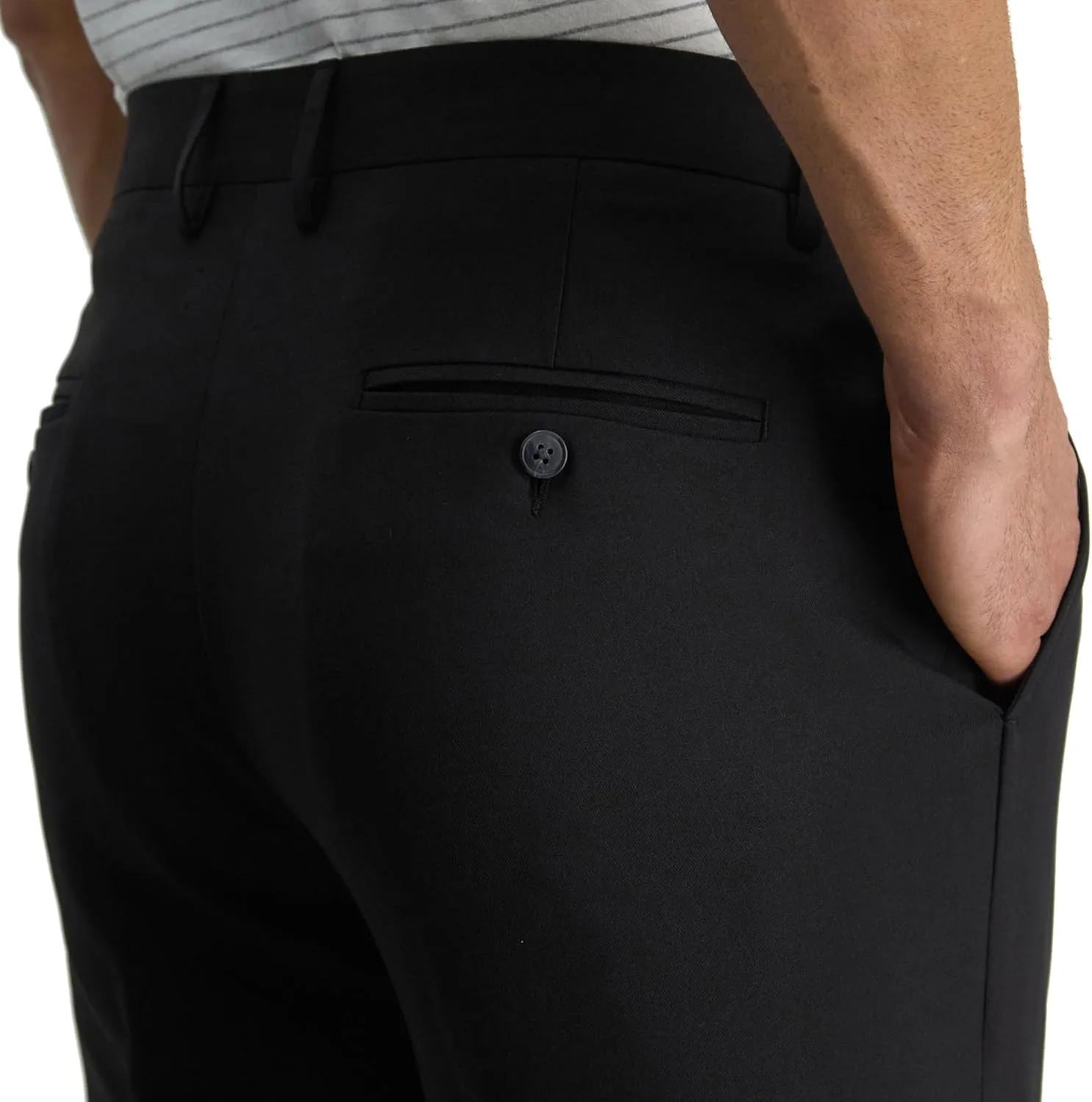 Haggar Men's Smart Wash with Repreve Slim Fit Suit Separates-Pants & Jackets