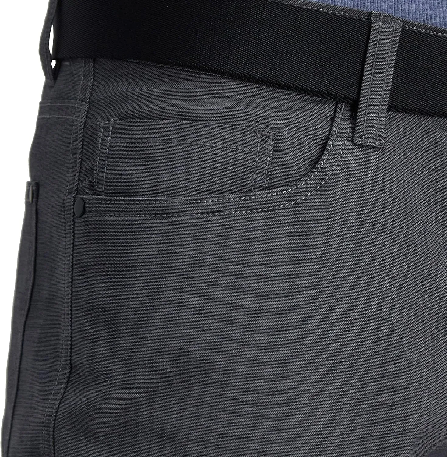 Haggar Men's The Active Series Slim/Straight Fit Flat Front Pant
