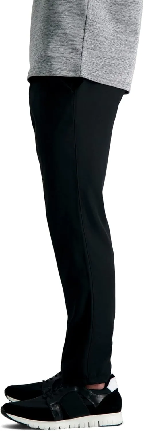 Haggar Men's The Active Series Slim/Straight Fit Flat Front Pant