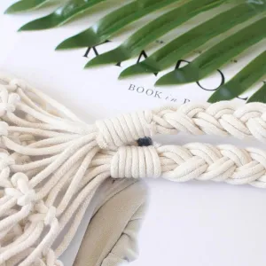 Handmade Crochet Bag, Netted Tote Bag, Cream