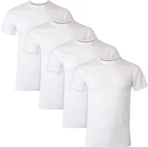 Hanes Men's Fresh Iq Slim Fit Crew Undershirt, 4-pack
