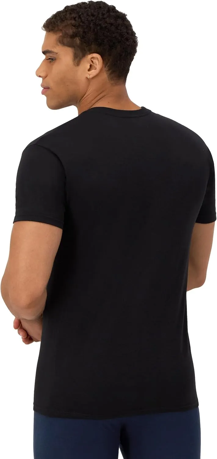 Hanes Men's Fresh Iq Slim Fit Crew Undershirt, 4-pack