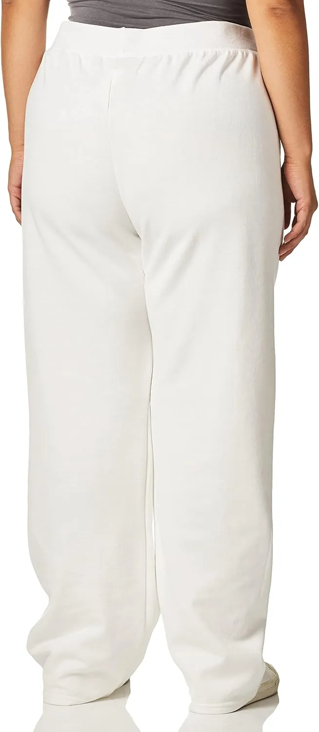 Hanes Women's Sweatpants, EcoSmart Fleece Open Bottom Sweatpants for Women, Regular & Petite Sizes