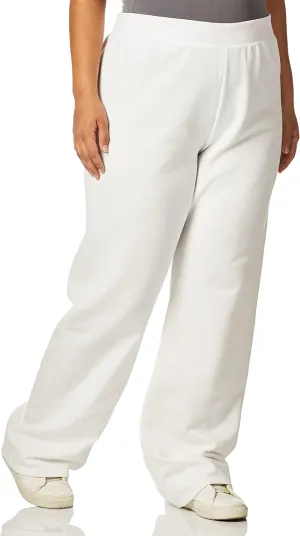 Hanes Women's Sweatpants, EcoSmart Fleece Open Bottom Sweatpants for Women, Regular & Petite Sizes