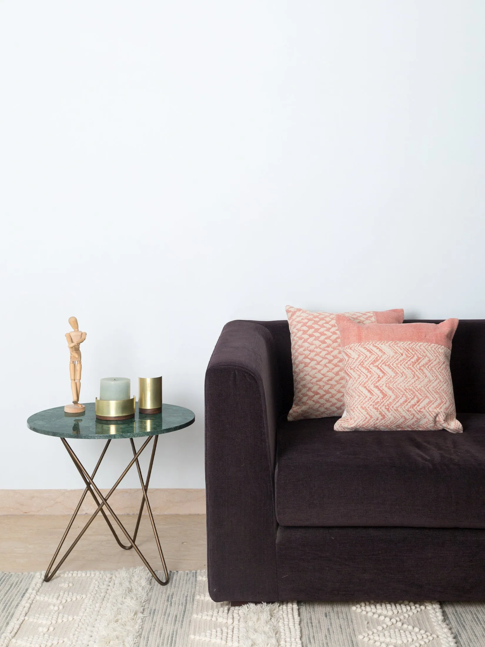 Hart Square Cushion - Pink