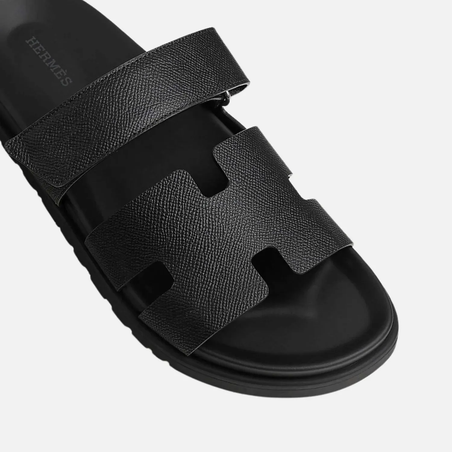 Hermes Chypre Sandal Shiny Grained Calfskin