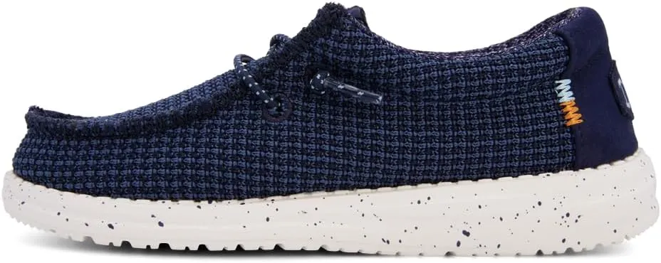 Hey Dude Wally Toddler Sport Mesh | Boy's Shoes | Boy's Slip On Loafers | Comfortable & Light Weight