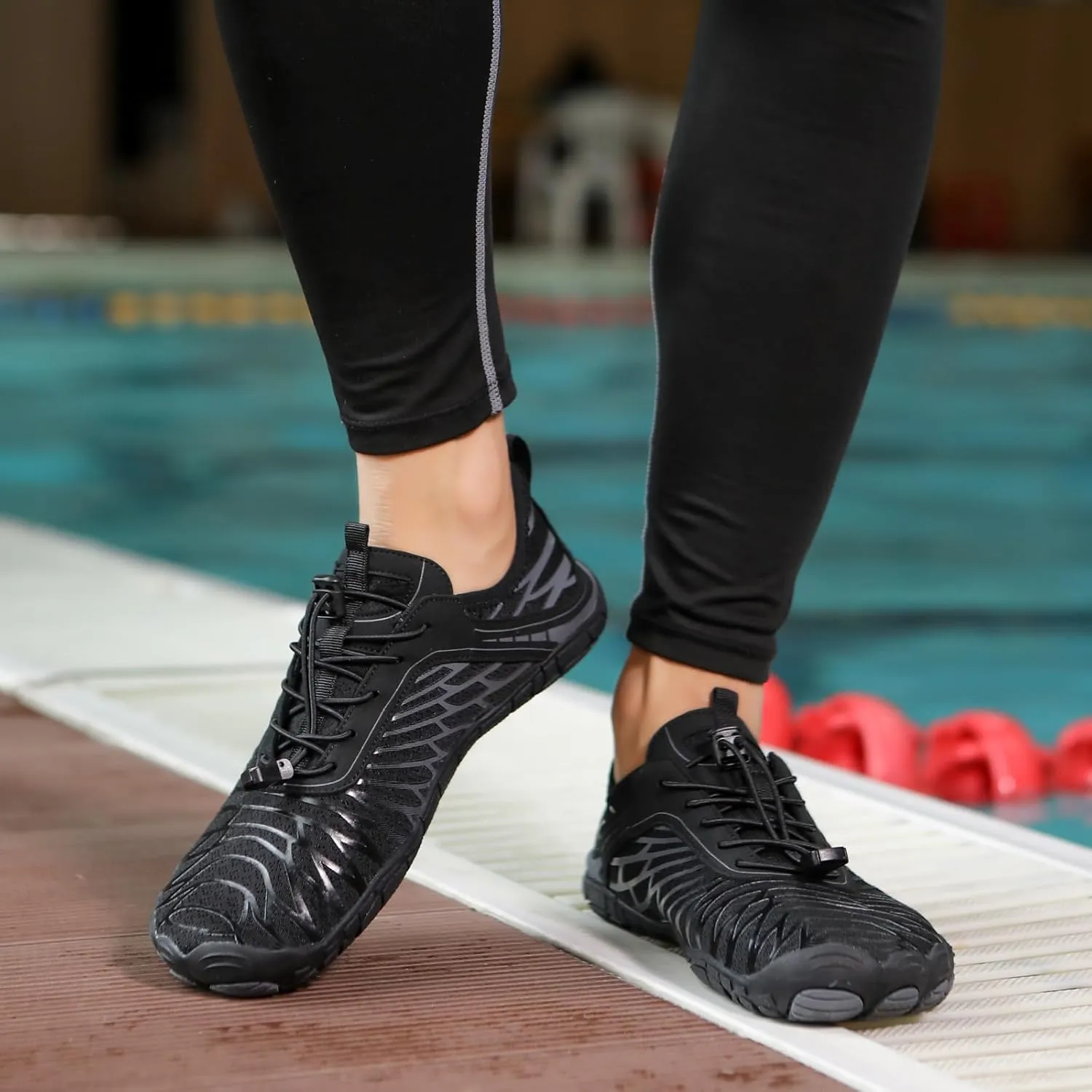 Hike Barefoot Shoes for Women & Men Breathable & Non-Slip Footwear Athletic Wide Toe Water Shoes