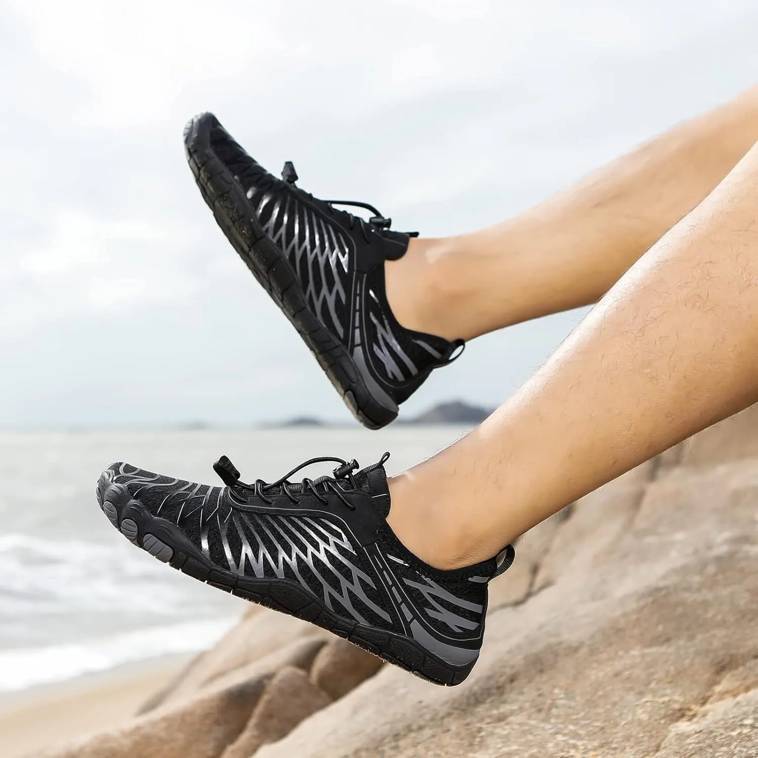 Hike Barefoot Shoes for Women & Men Breathable & Non-Slip Footwear Athletic Wide Toe Water Shoes