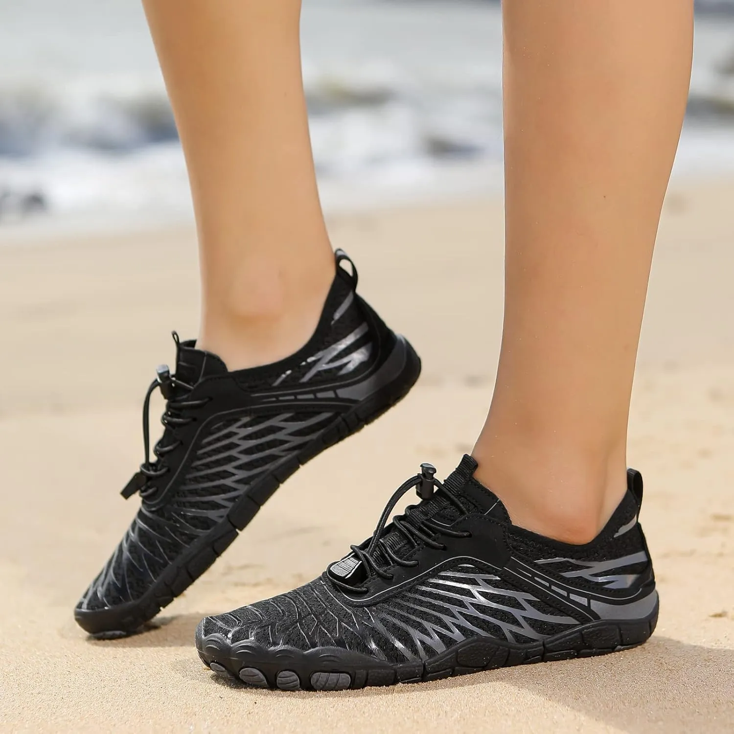 Hike Barefoot Shoes for Women & Men Breathable & Non-Slip Footwear Athletic Wide Toe Water Shoes