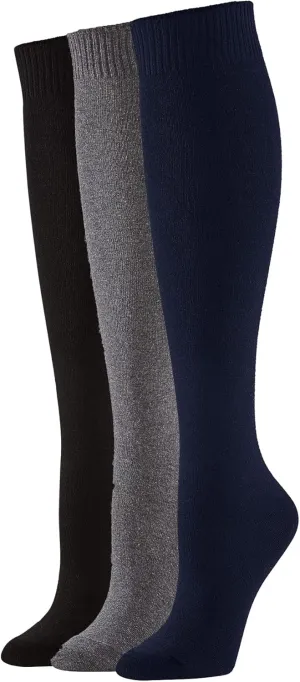 HUE Women's Flat Knit Knee High Sock