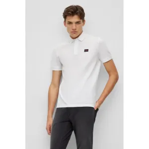 HUGO Dereso232 Mens Cotton-Piqué Slim-Fit Polo Shirt